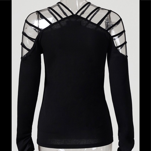 🎉HP🎉Threaded Long Sleeve Blouse - Picture 6 of 8